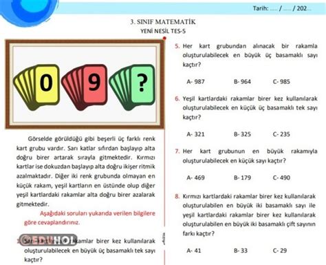 S N F Matematik Yeni Nesil Eduhol Etkinlik Ndir Oyun Oyna