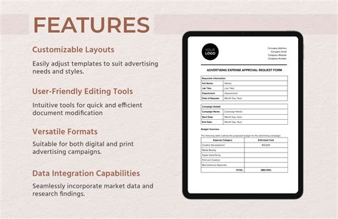 Advertising Expense Approval Request Form Template In Word PDF Google