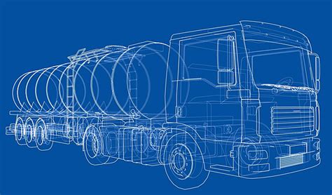 Truck With Tank Concept Vector Sketch Machine Outline Vector, Sketch, Machine, Outline PNG and ...