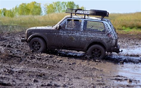 Fondos De Pantalla X Autom Viles Rusos Lada Niva Vaz Barro