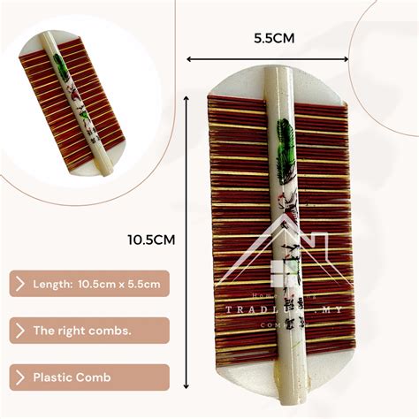 Tradlux Sikat Kutu Bamboo Sikat Kutu Head Lice Comb Sikat Kutu Fine