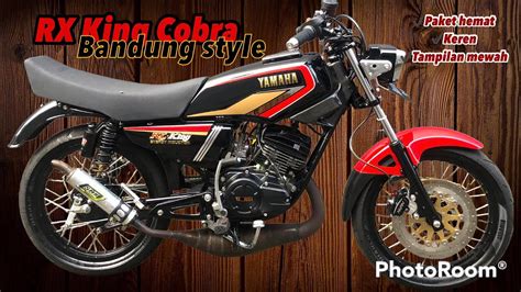 Rx King Cobra Modif Bandung Style Dengan Biaya Hemat Keren Euy YouTube