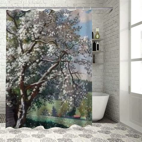 AWERP Chic Modern Bathroom Decor Spring Summer Nature Landscape