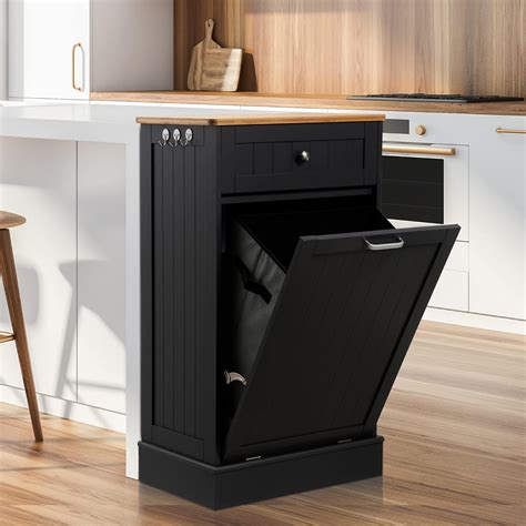 Amazon Spurgehom 13 Gallon Tilt Out Trash Cabinet Kitchen Waste