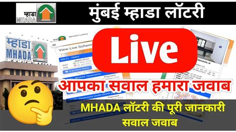 Mumbai Mhada Lottey Updates Today Live Mumbai Mhada Lottery Goregaon