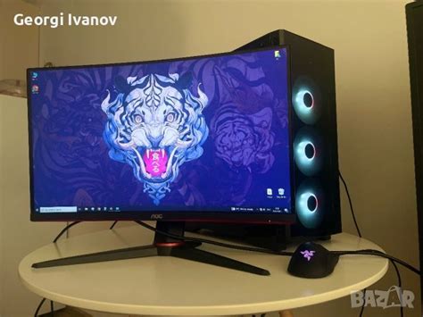 Настолен геймърски компютър ASUS + 165Hz монитор AOC в Геймърски в гр ...