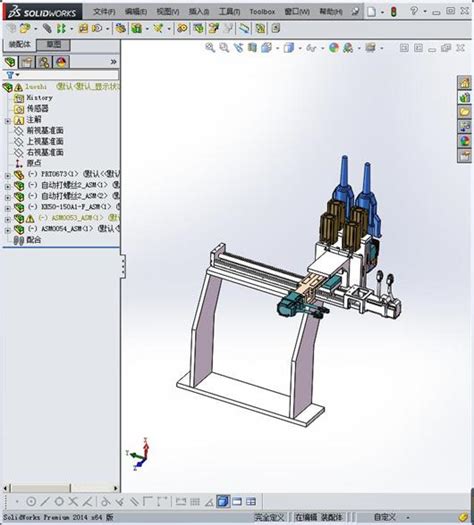 【艳丽】螺丝机螺钉设备 三轴自动打螺丝机3d模型下载三维模型solidworks模型 制造云 产品模型