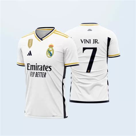 Arte Vetor Camisa Real Madrid Titular 2023 2024