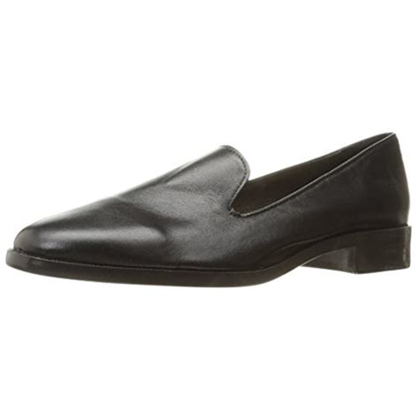 Womens Leather Slip On Loafers