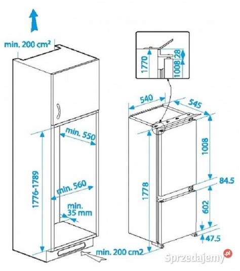 177cm A BEKO BCSA285K2SF LODÓWKA DO ZABUDOWY Białystok