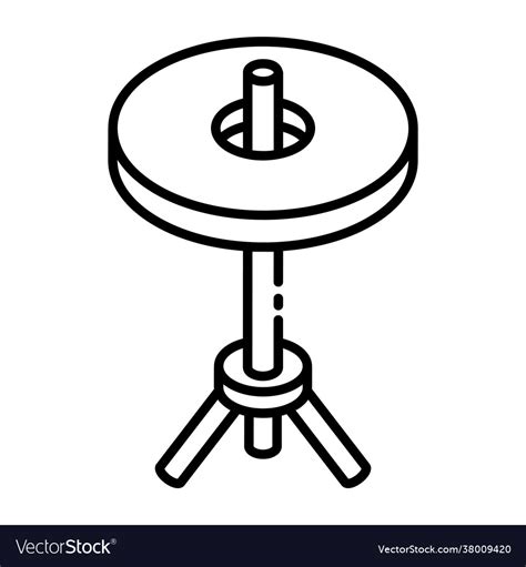 Crash cymbal Royalty Free Vector Image - VectorStock