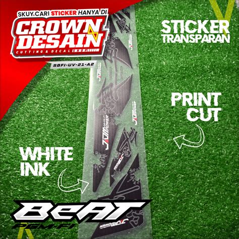 Transparent Striping Beat Fi Custom Jdm Power Striping Uv Beat Pgm Fi