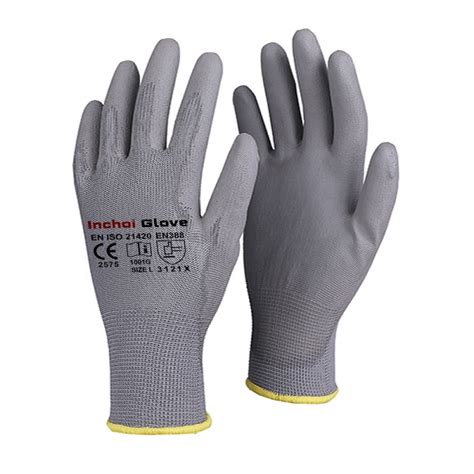 Pu Coated Gloves White Shanghai Inchoi Safety Products Co Ltd