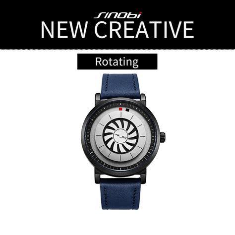 Sinobi Mannen Horloge Roterende Creatieve Horloge Grandado