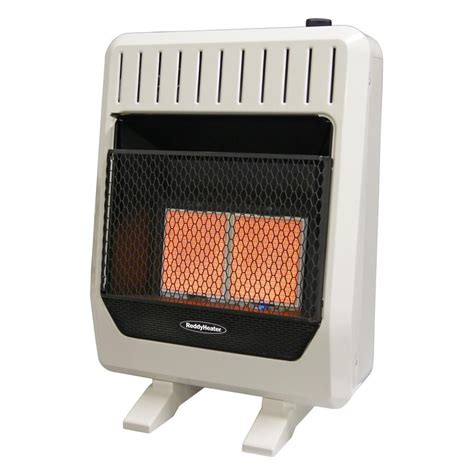 2,000 BTU Unvented Infrared Natural Gas Wall Heater with Thermostat and ...