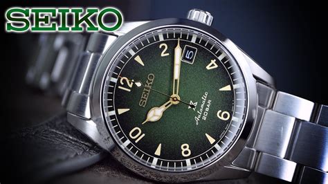 Seiko Alpinist Spb155 Green Dial 38mm Prospex Youtube