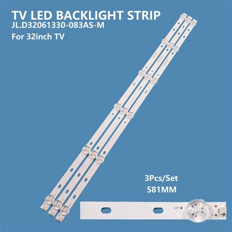 Pcs Set Led Backlight Strip Jl D As M For Inch Tv Lcd