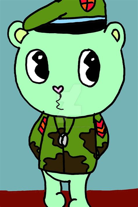 Flippy Happy Tree Friends Fan Art By Manglethefoxart On Deviantart