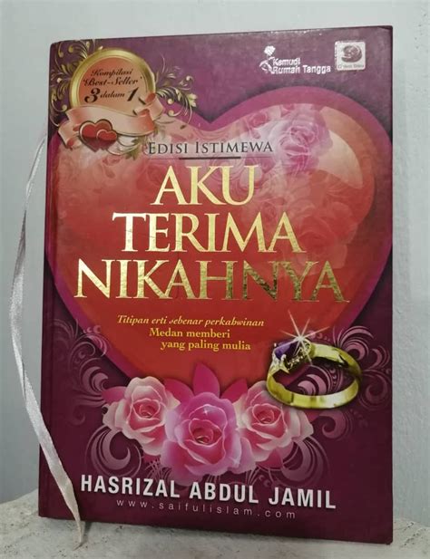 Aku Terima Nikahnya By Hasrizal Abdul Jamil Hobbies Toys Books