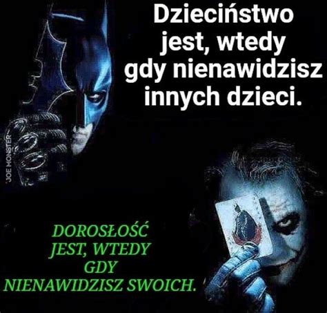 Różnica między dzieciństwem a dorosłością Joe Monster