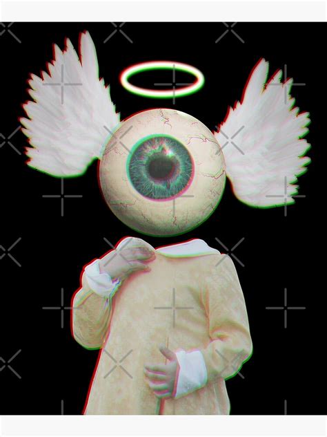 Girl Eyeball Angel Dreamcore Weirdcore Aesthetics Poster For Sale By