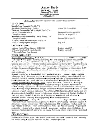 Amberbradyresume Pdf