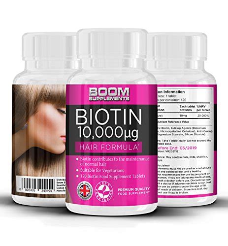 Biotina Mcg Vitamina Para El Crecimiento Capilar Pastillas N