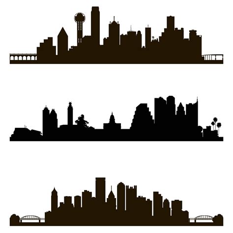 The Best Free Skyline Silhouette Silhouette Images Download From