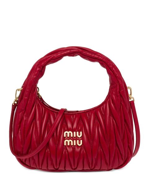 Miu Miu Mini Wander Matelass Shoulder Bag Farfetch