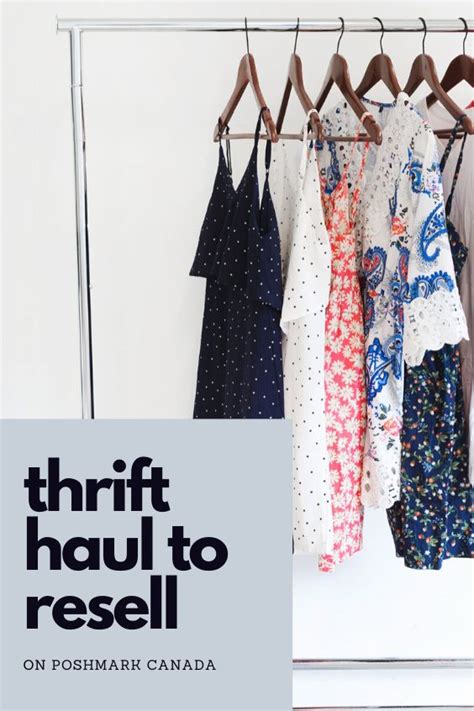 Thrift Haul To Resell On Poshmark Canada Poshmark Canada Thrift Haul