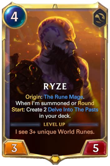 Ryze Legends Of Runeterra Card Runeterrafire