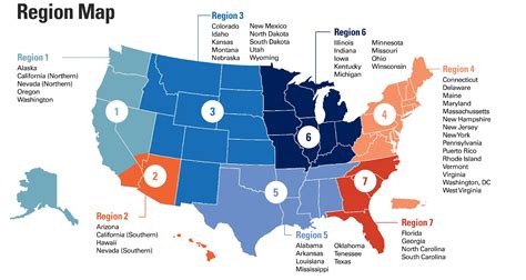 SHPE Region Map