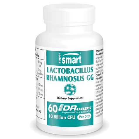 Supersmart Lactobacillus Rhamnosus Gg 10 Billion Cfu Per Day Probiotic Supplement