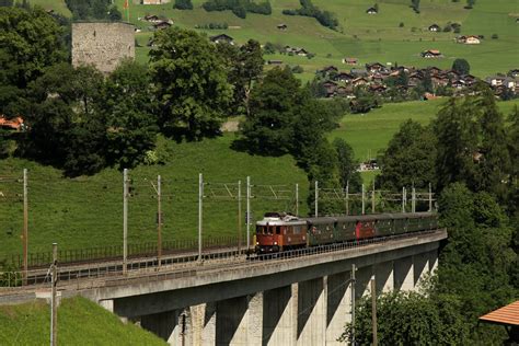 Bls L Tschbergbahn Lokomotive Ae Auf Dem Kandervia Flickr