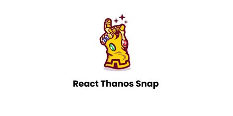 GitHub - drgx/react-thanos-snap: React component for creating Thanos ...