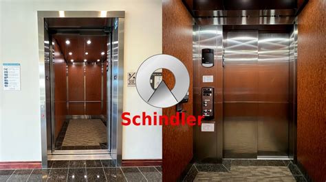 Tall Schindler Ht Hydraulic Elevators Westside Professional Center