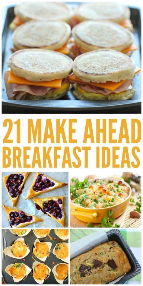 21 Make Ahead Breakfast Ideas For Busy Mornings Artofit