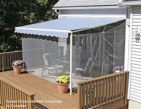 Screen Porch Kits - Install on Awnings to Make a Porch Enclosure