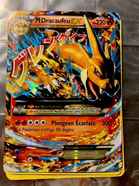 Ultra Rare Carte Pokemon Mega Dracaufeu Ex Xy Neuf Carte