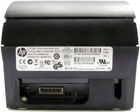 Hp A799 Thermal Receipt Printer A799 C40w Hn00 Printers