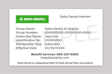 Delta Dental Printable Id Cards