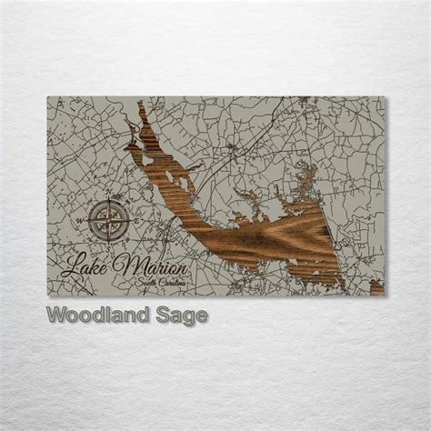 Lake Marion, South Carolina Street Map | Artist and craftsman, Wooden ...