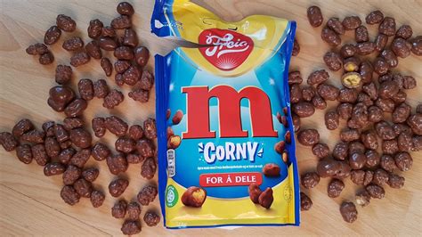 Freia M Corny Salted And Roasted Corn Covered With Milk Chocolate YouTube