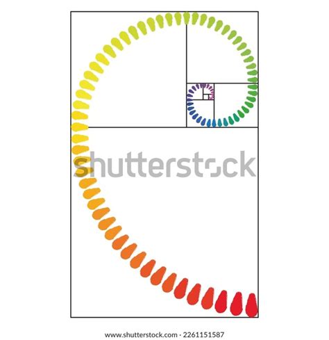 Golden Ratio Art Print Vector Illustration Stock Vector (Royalty Free ...