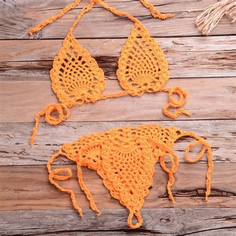 Luxevana Swim Handmade Crochet Sexy Micro Bikini Set Poshmark