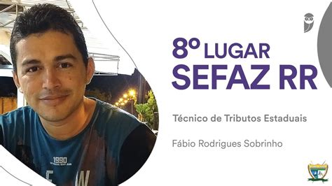 Entrevista Fábio Sobrinho aprovado na SEFAZ RR para Técnico de