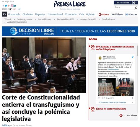 Suplantan Nombre De Prensa Libre Para Difundir Noticia Falsa Sobre