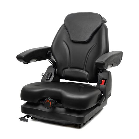 TICSEA Zero Turn Mower Suspension Seat Adjustable Backrest Headrest And