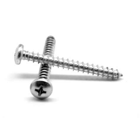 ASMC Industrial No 4 24 X 1 Phillips Pan Head Type B Sheet Metal Screw