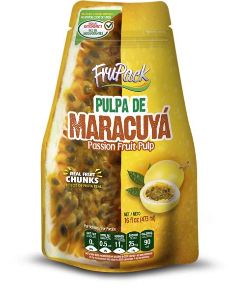 Amazon Frupack Passion Fruit Pulp With Seeds Pulpa De Maracuya